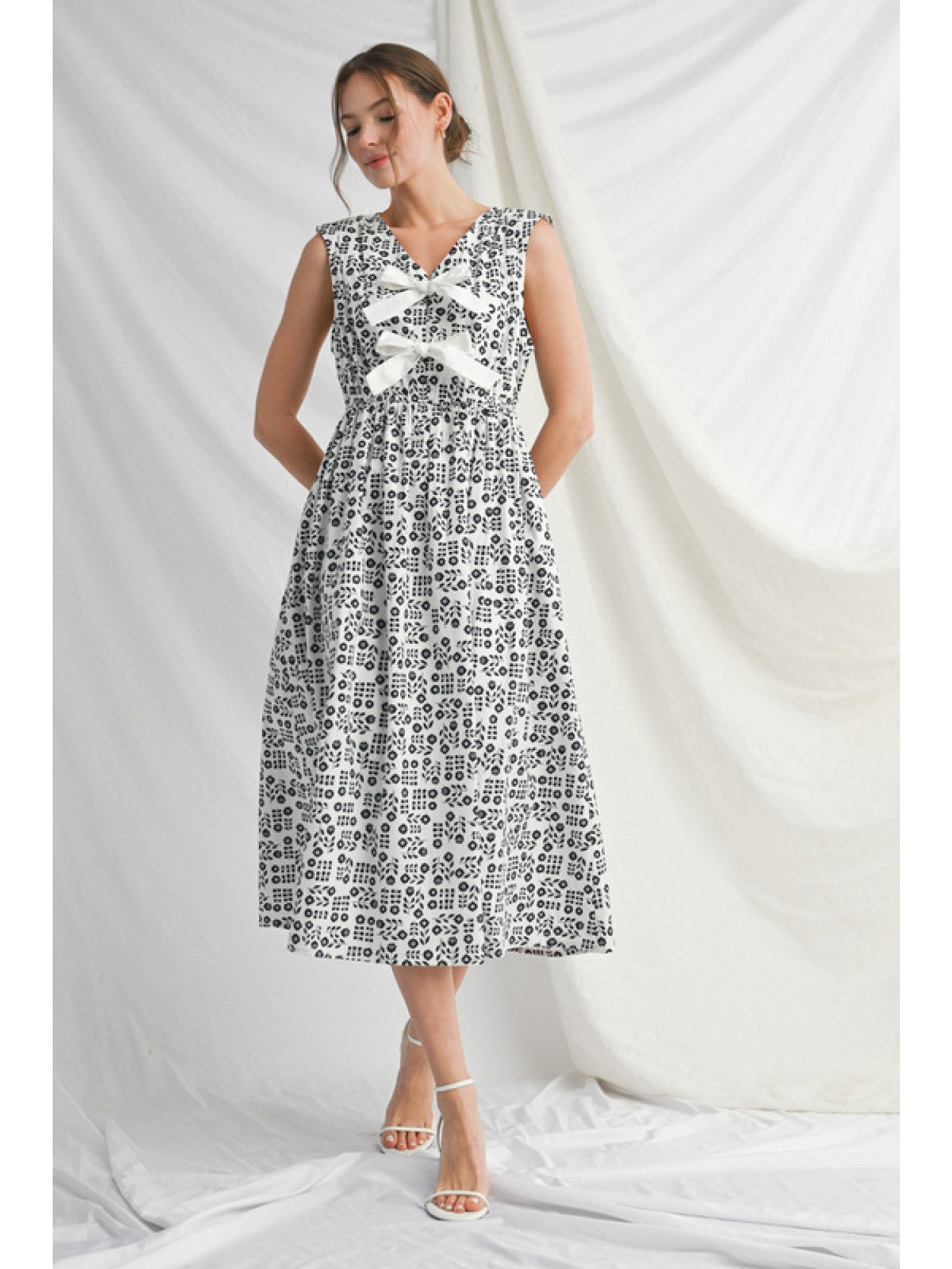 White Midi Dress