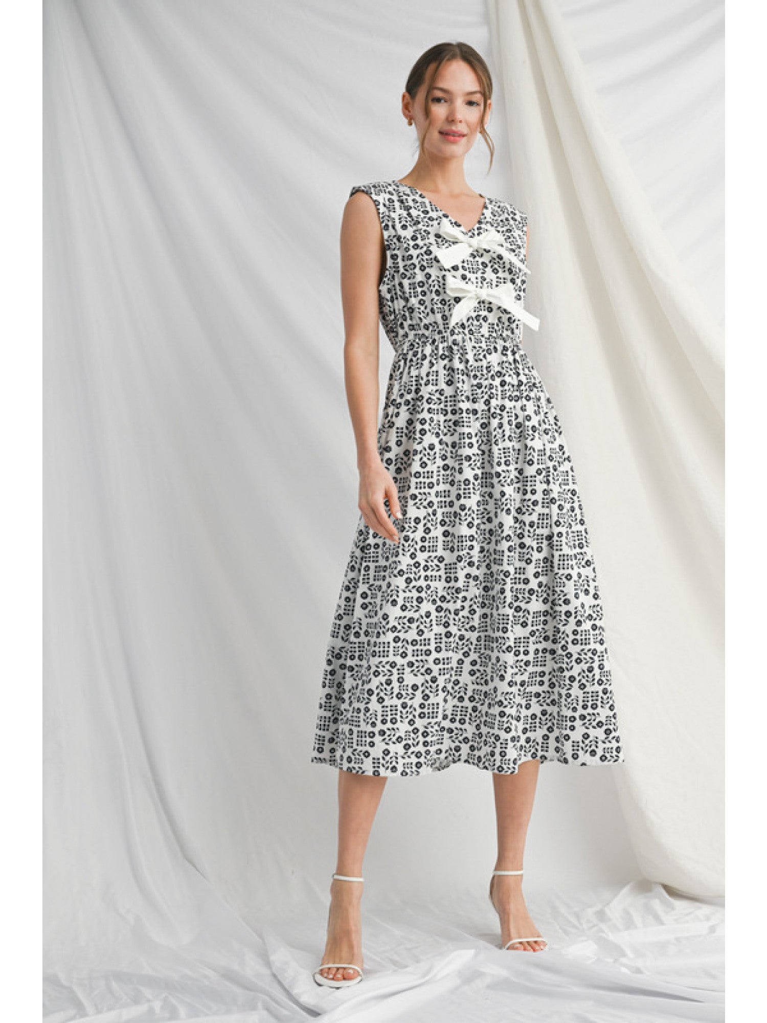 White Midi Dress