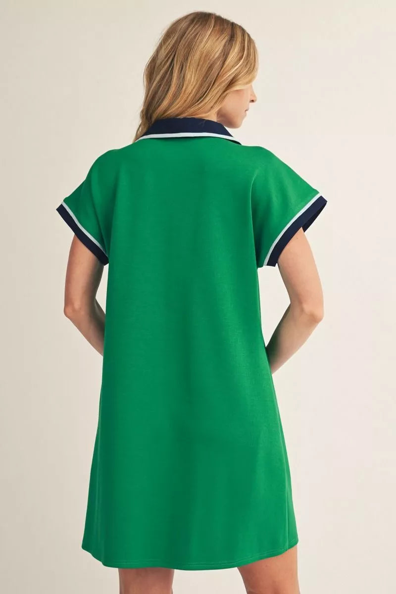 Kelly Green Fun Mix Dress