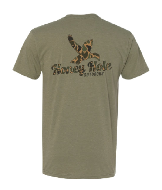 Honey Hole | Duck Camo Tee