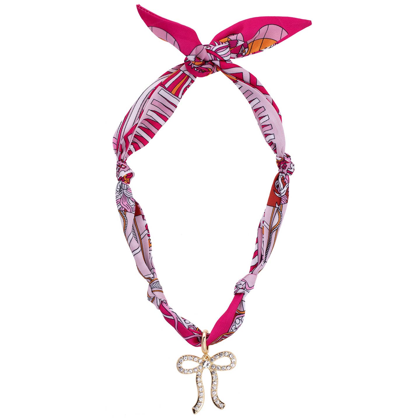 Charm Scarf Necklace