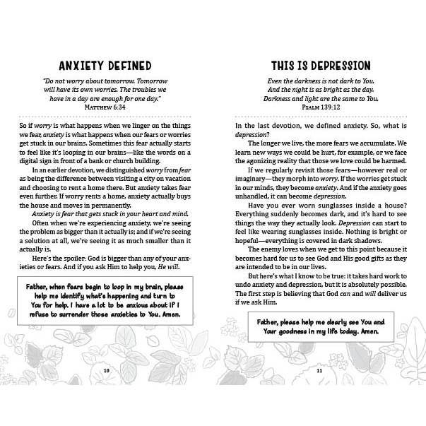 Managing Anxiety & Depression Devotional
