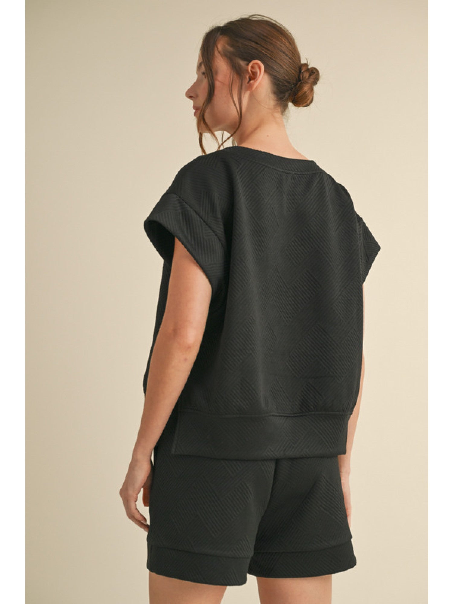 Textured Short Set