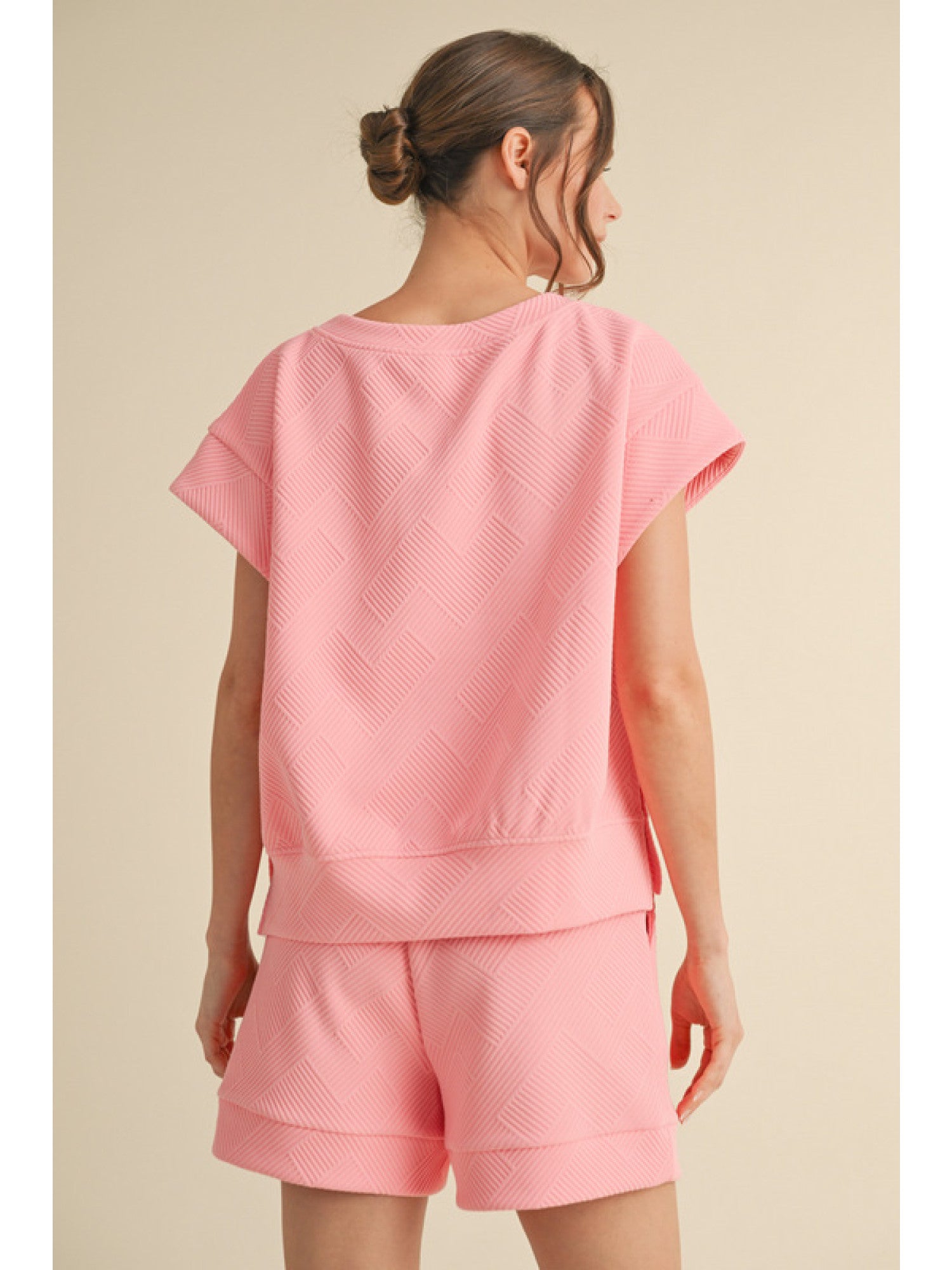 Textured Short Set