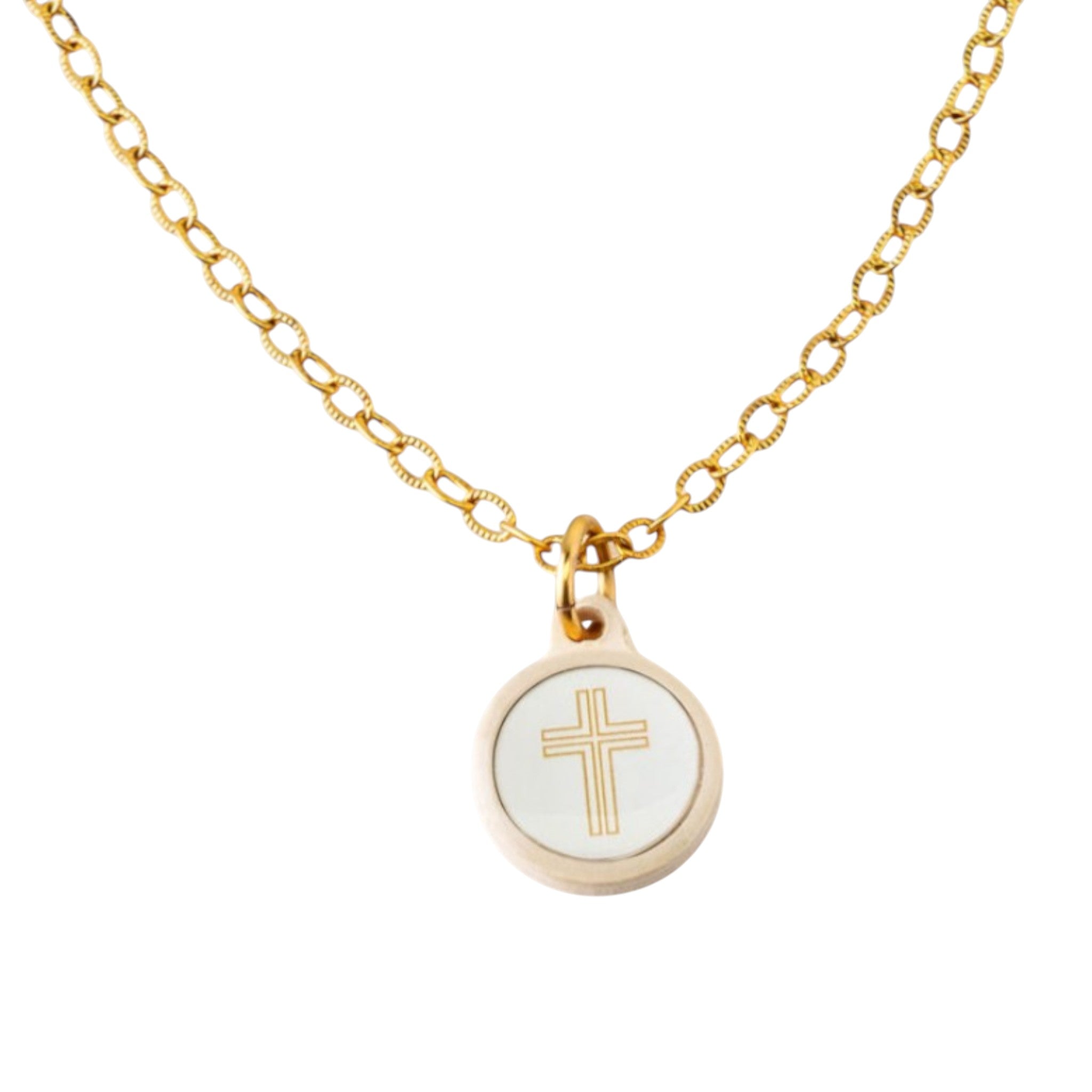 Tap To Pray® Gold Survivor Necklace