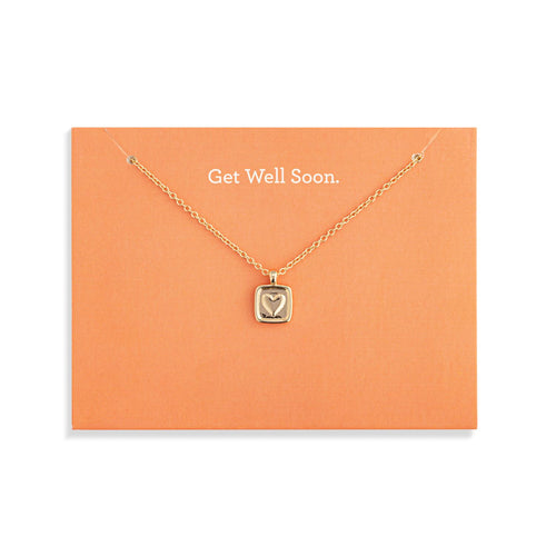 Floral Card and Necklace