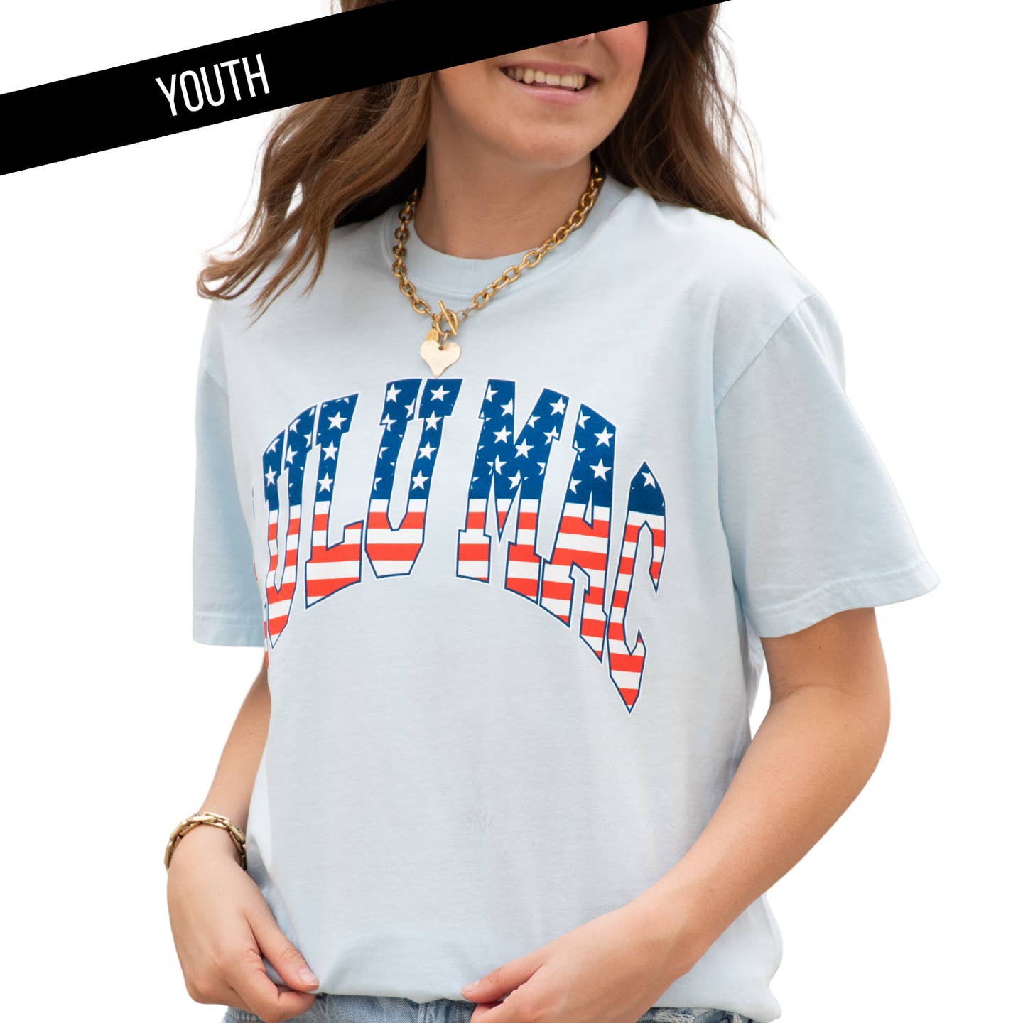 Lulu Mac YTH Stars & Stripes Tee