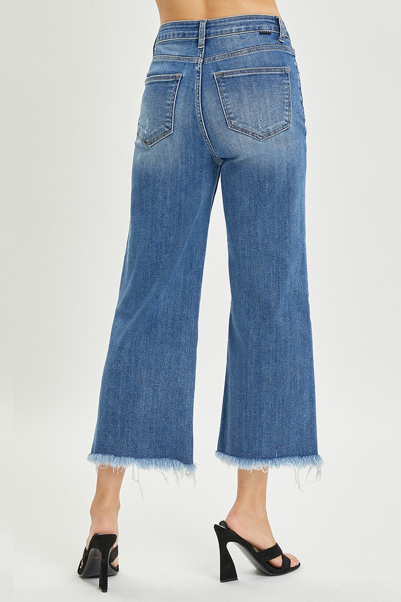 High Rise Ankle Jeans