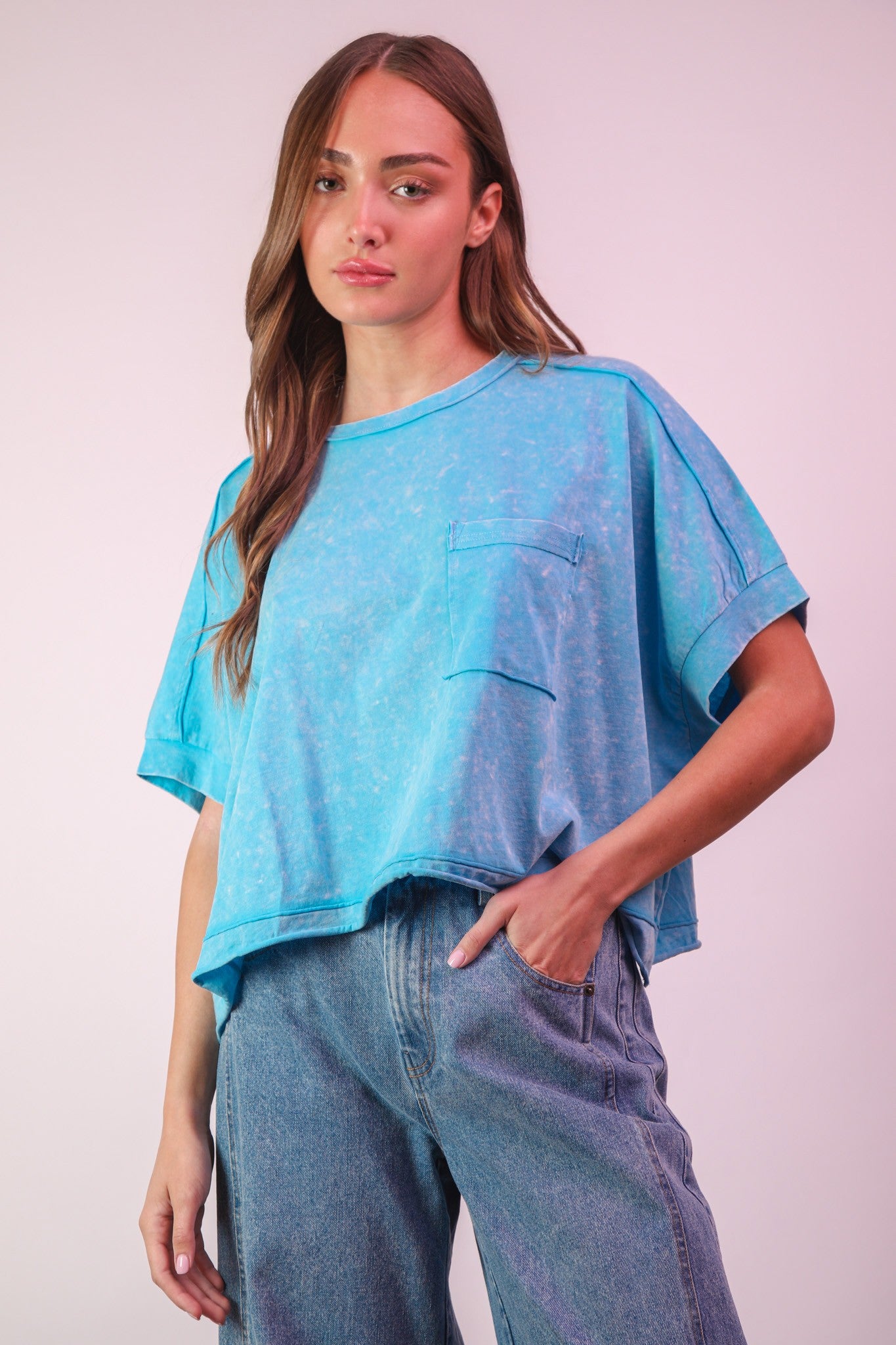 Cropped Comfy Knit Top