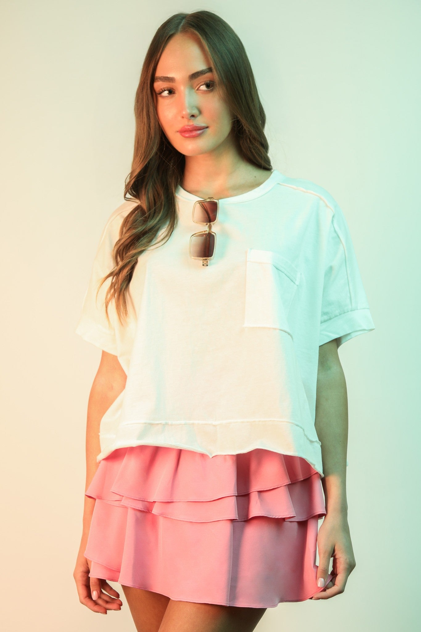 Cropped Comfy Knit Top