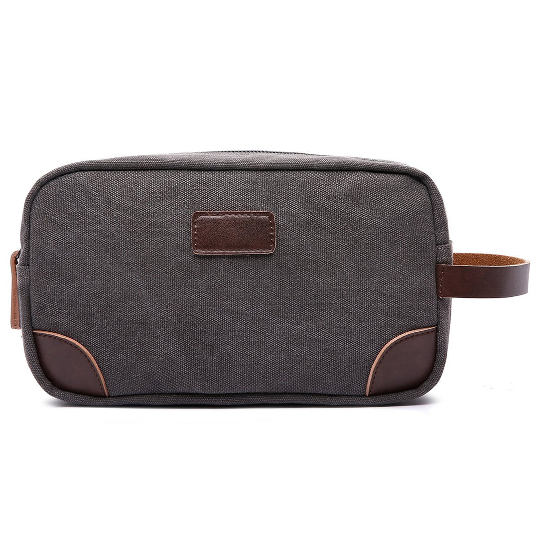 Canvas Leather Dopp Kit