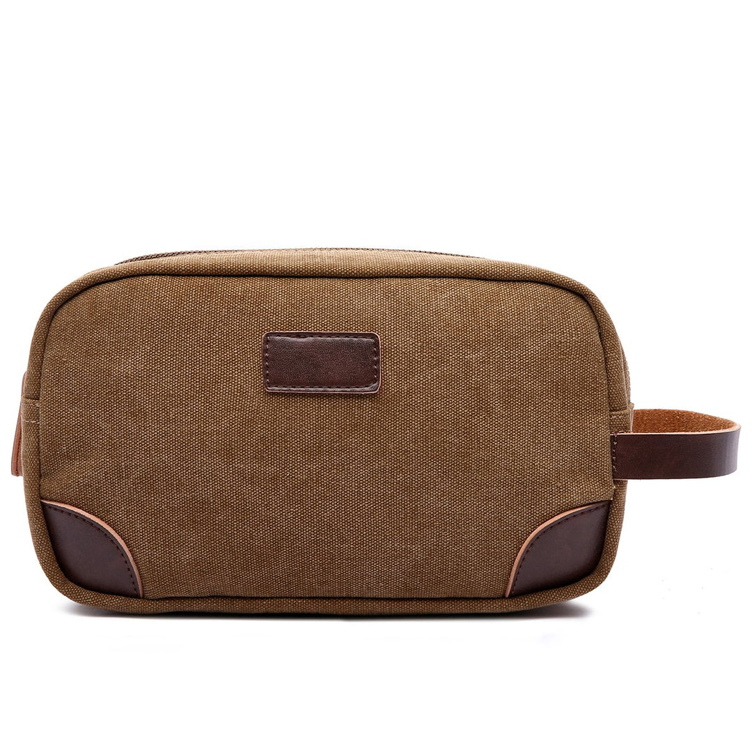 Canvas Leather Dopp Kit