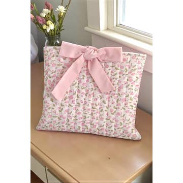 Pink Floral Bible Cover