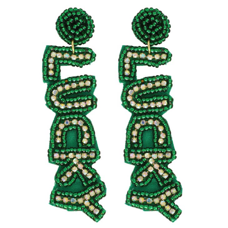 Lucky Beaded Earrings