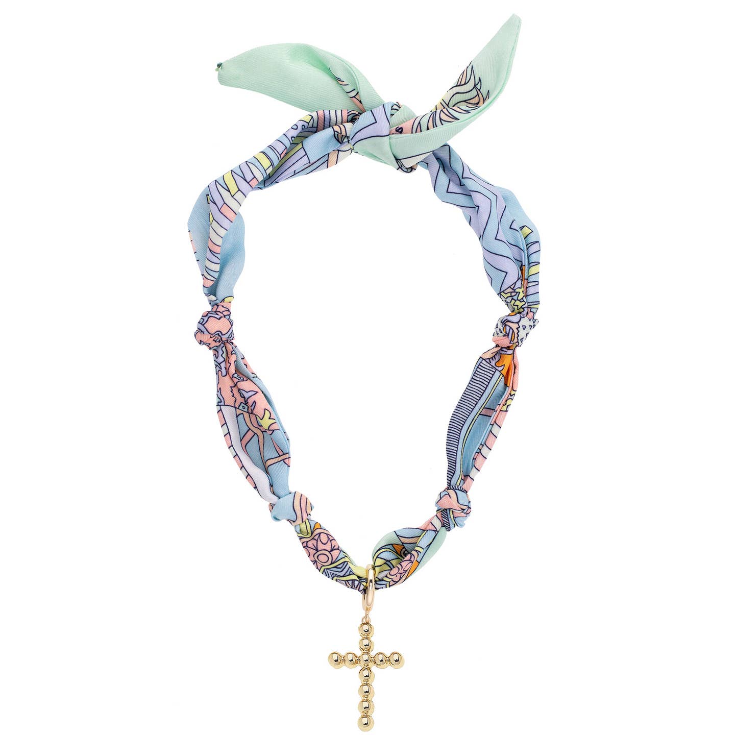 Charm Scarf Necklace