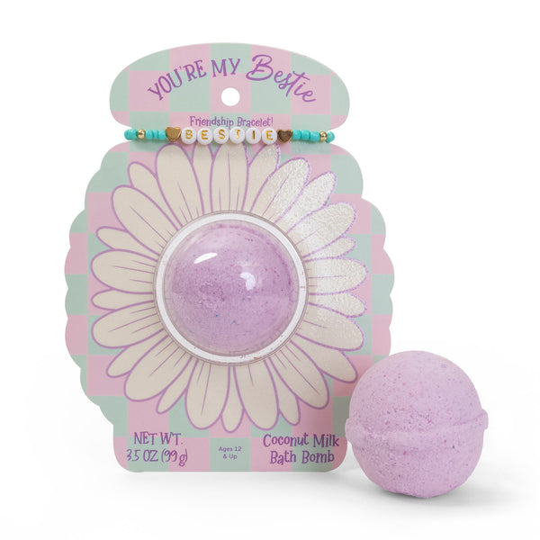 Freindship Bracelet & Bath Bomb Set