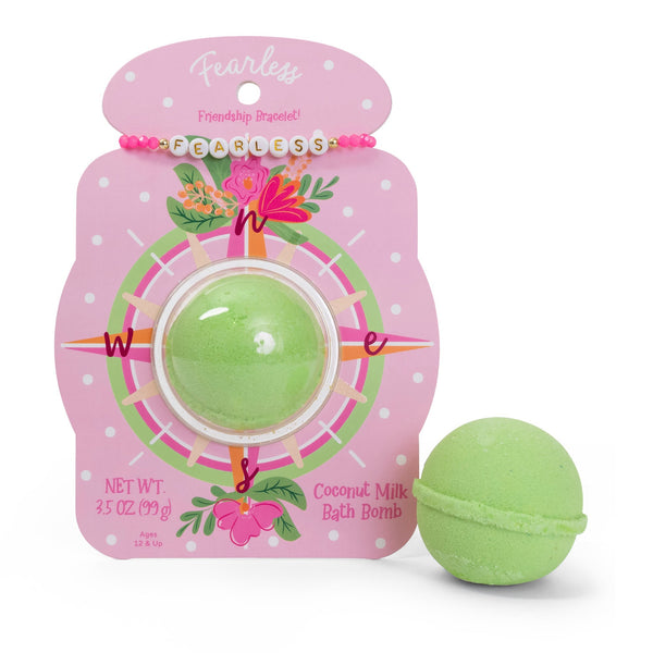Freindship Bracelet & Bath Bomb Set