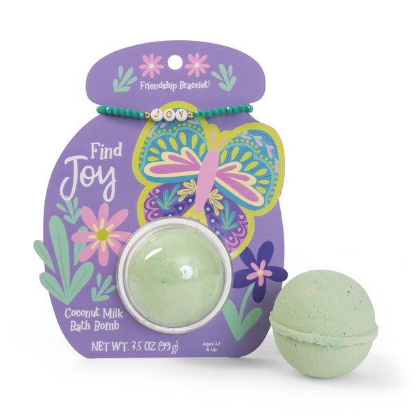 Freindship Bracelet & Bath Bomb Set