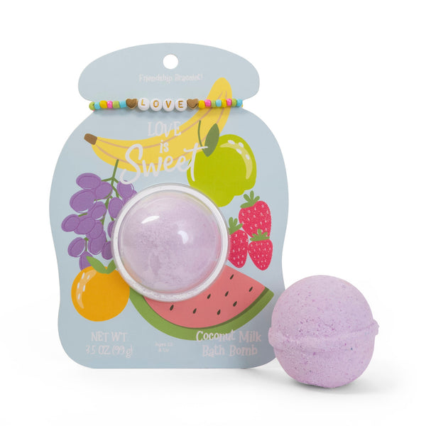 Freindship Bracelet & Bath Bomb Set