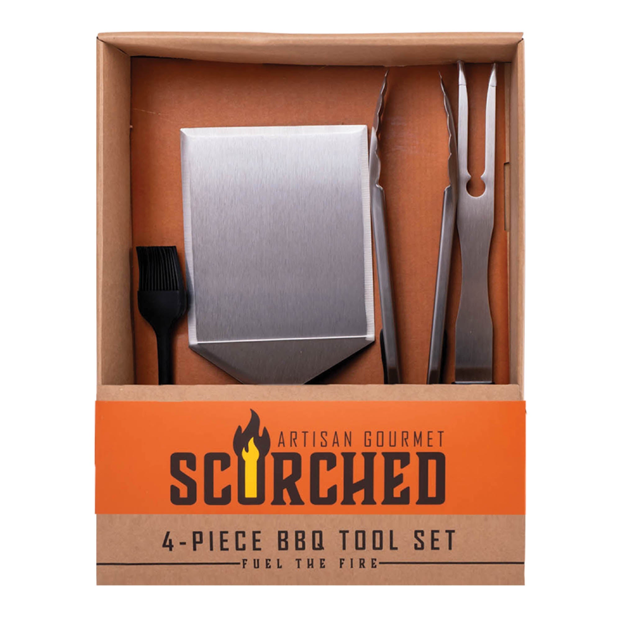 Mad Man|4-Piece BBQ Tool Set