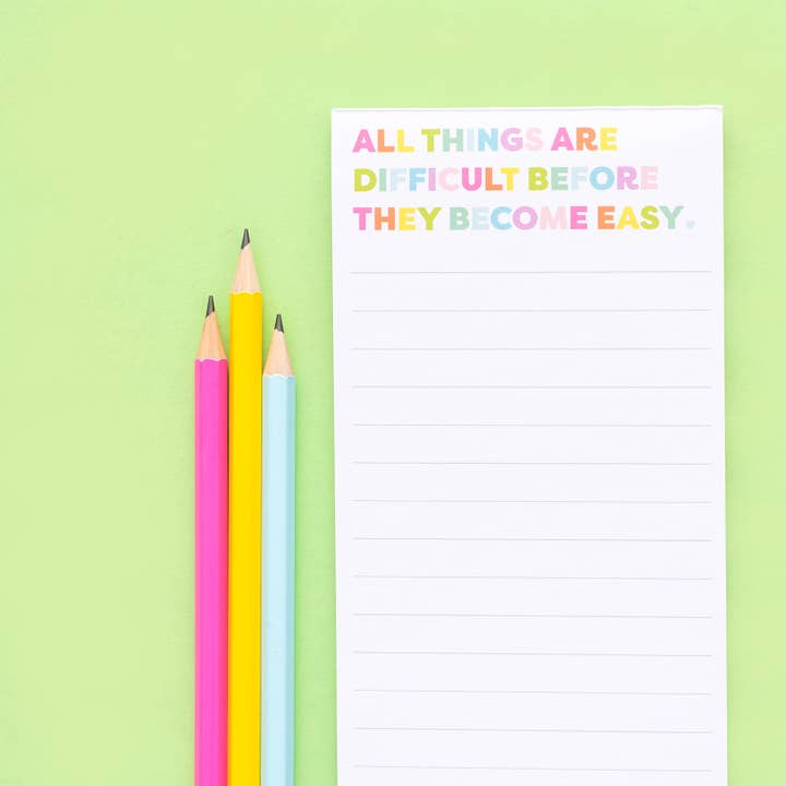 List Pad - "All Things..."