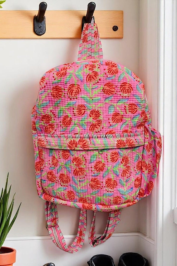Floral Print Backpack