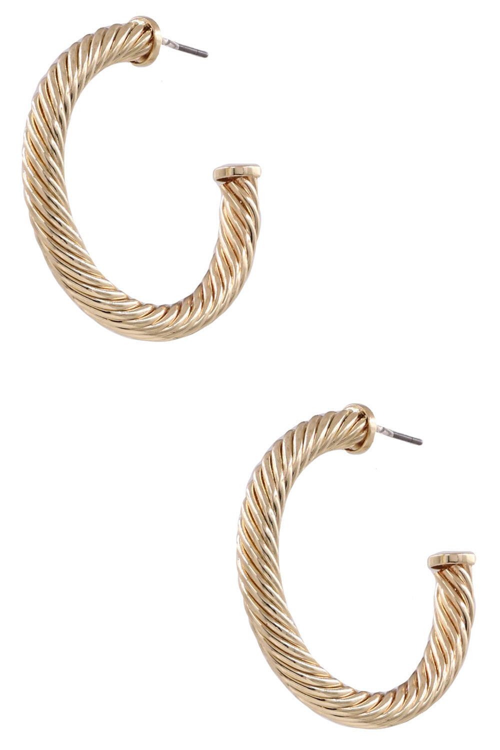 Twisted Hoop Earrings
