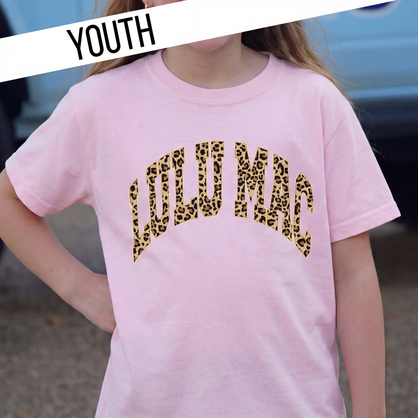 Lulu Mac YTH Blossom Leopard Tee
