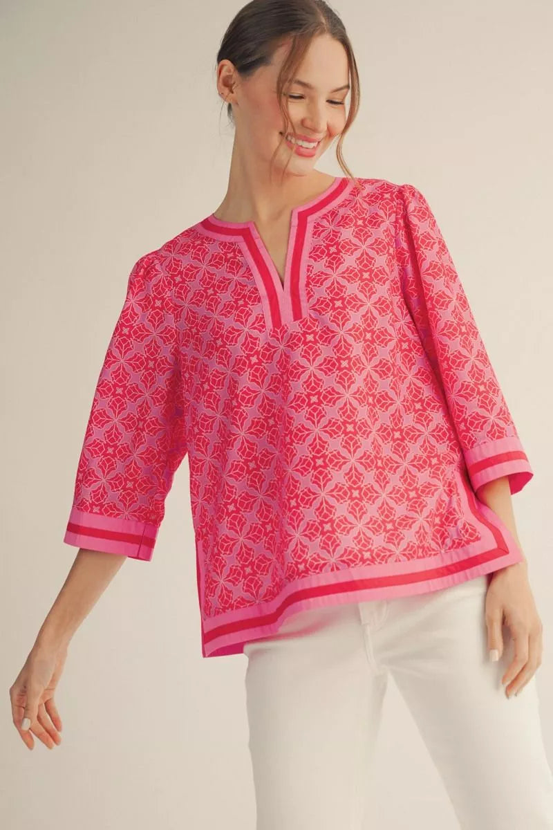 Orchid Mix Medallion Top