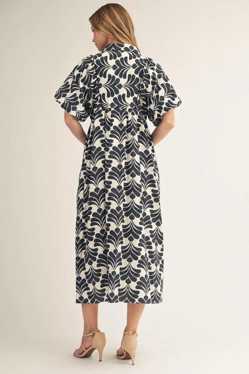 PS Black Boho Midi Dress