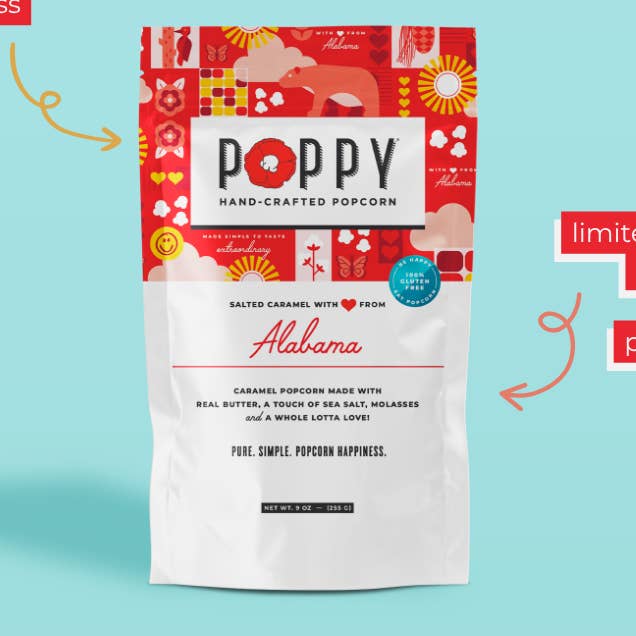 Poppy|Salted Caramel AL Popcorn
