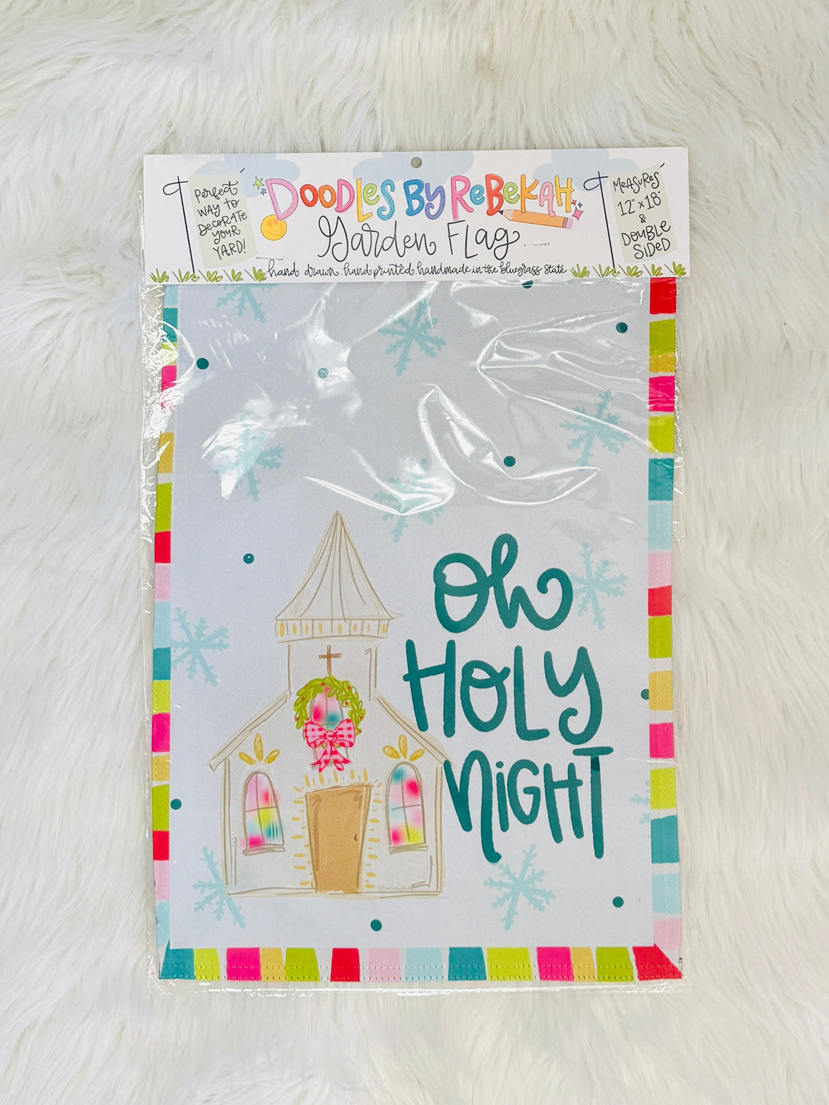 Oh Holy Night Garden Flag