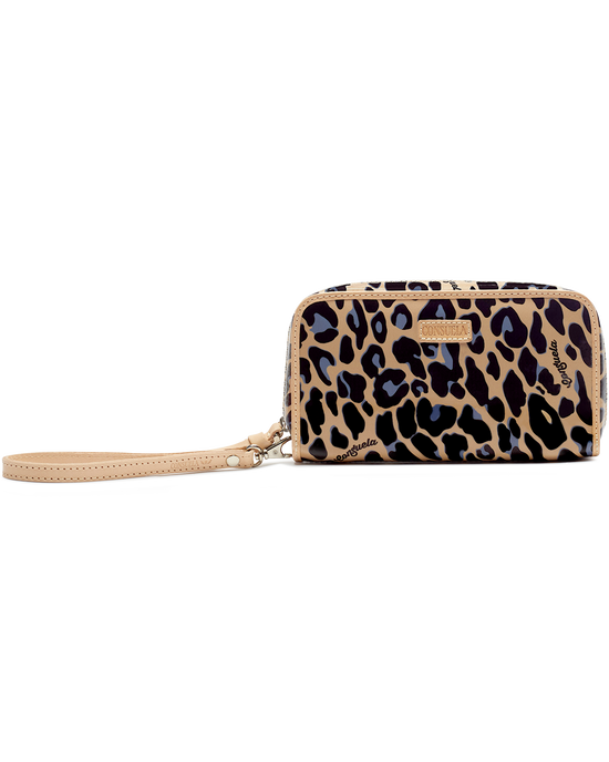 Consuela Blue Jag Wristlet Wallet