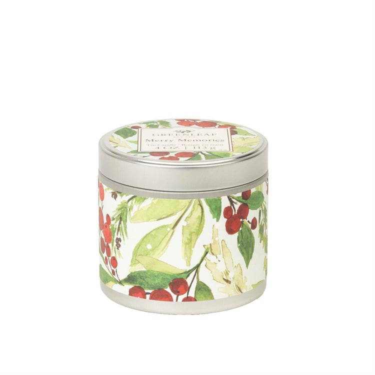 Greenleaf|Merry Memories Tin Candle