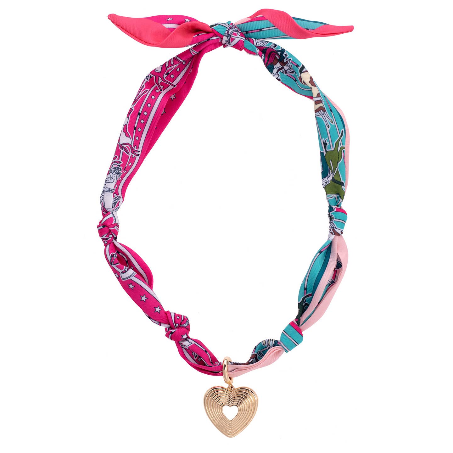 Charm Scarf Necklace