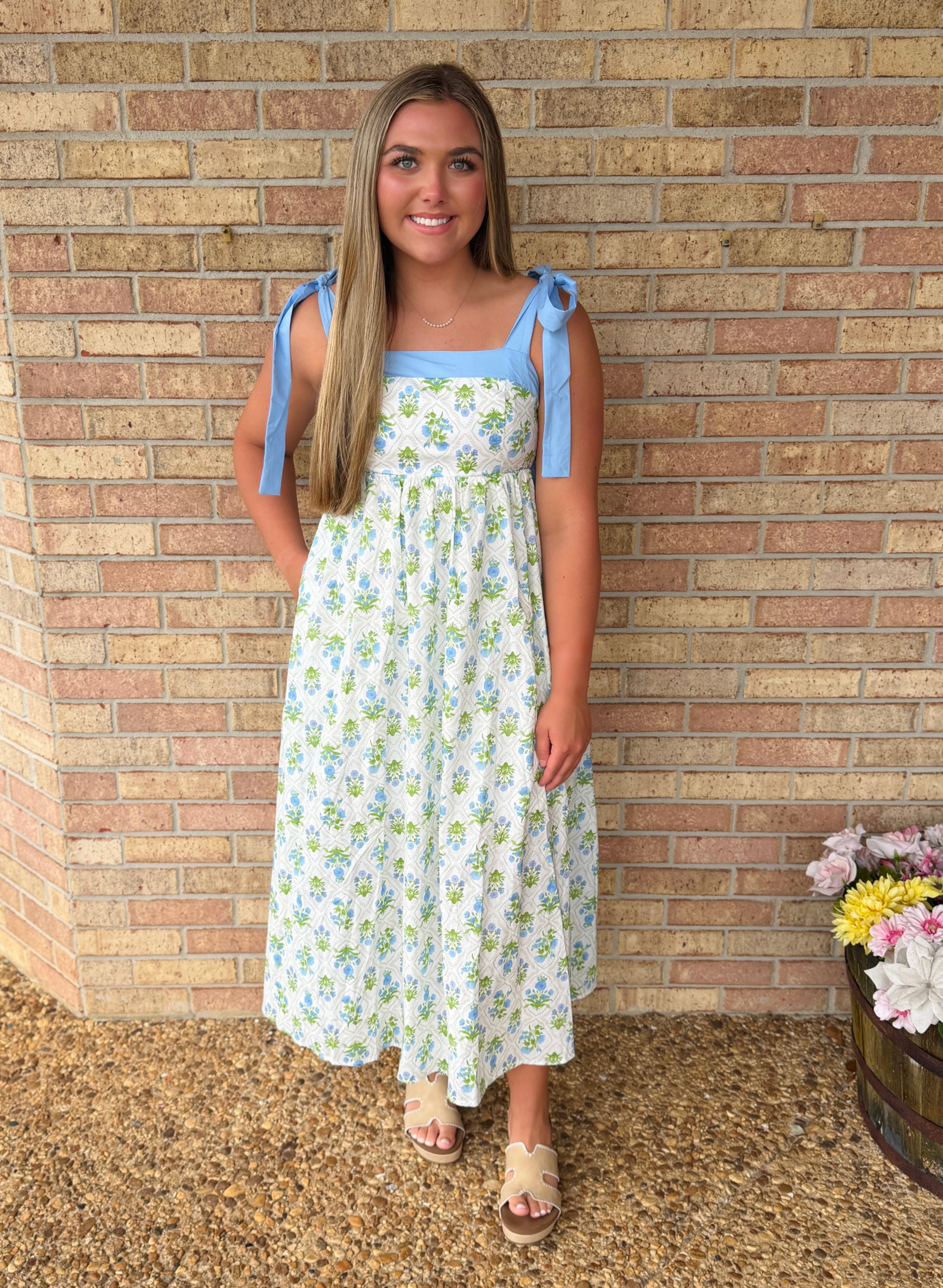 Off White Midi Dress