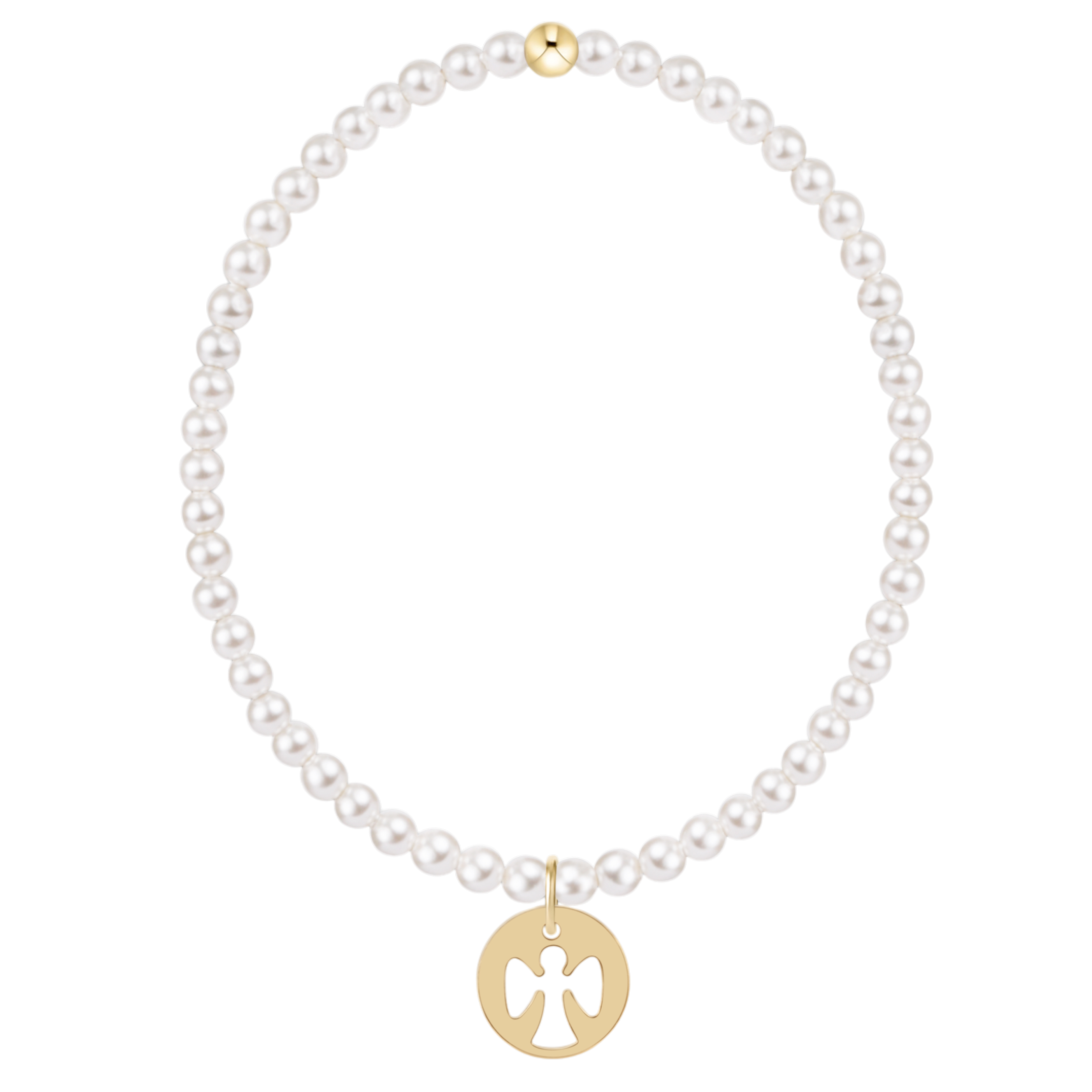 Enewton|Pearl Guardian Angel Disc Bracelet