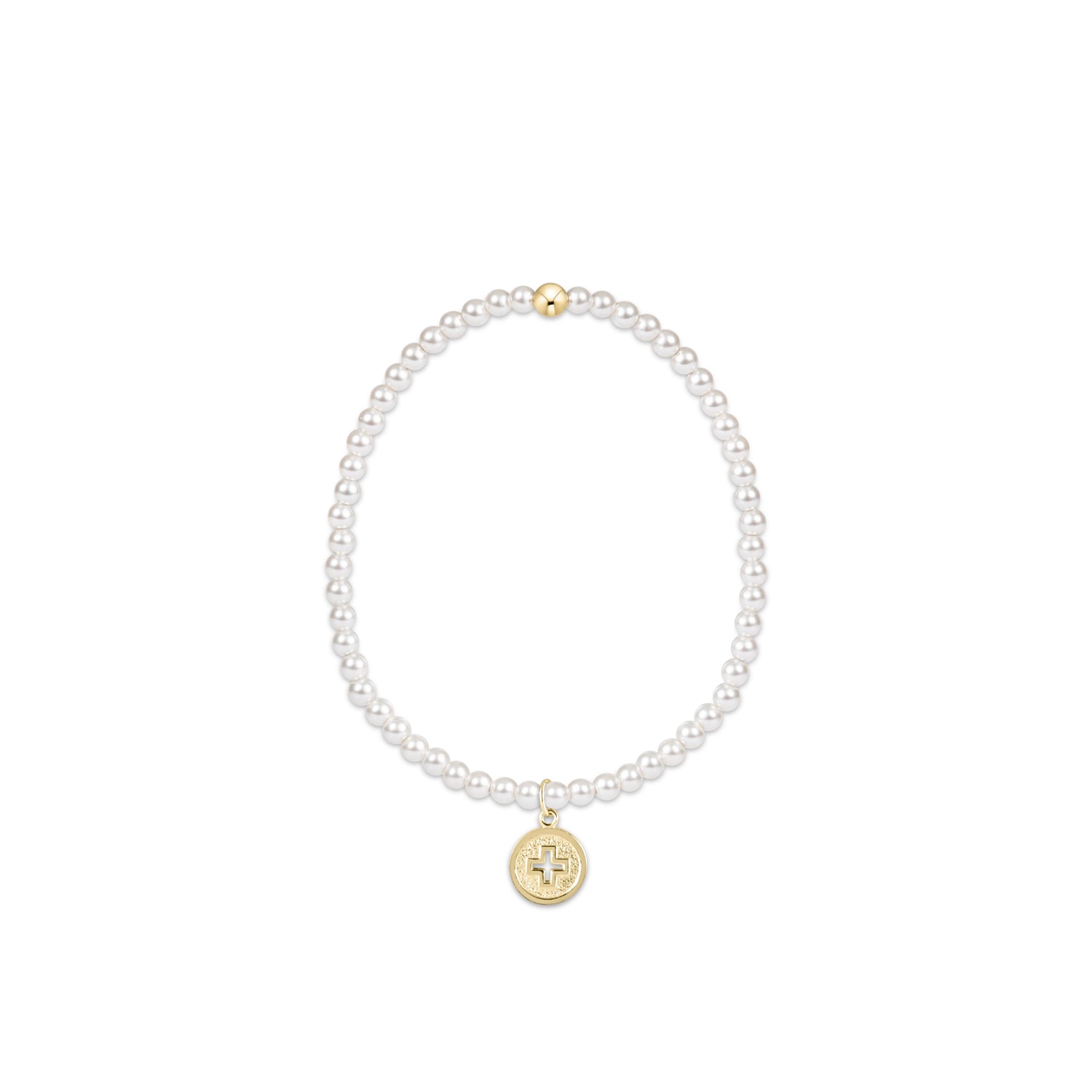 Enewton| 3mm Sign Disc Pearl Bracelet