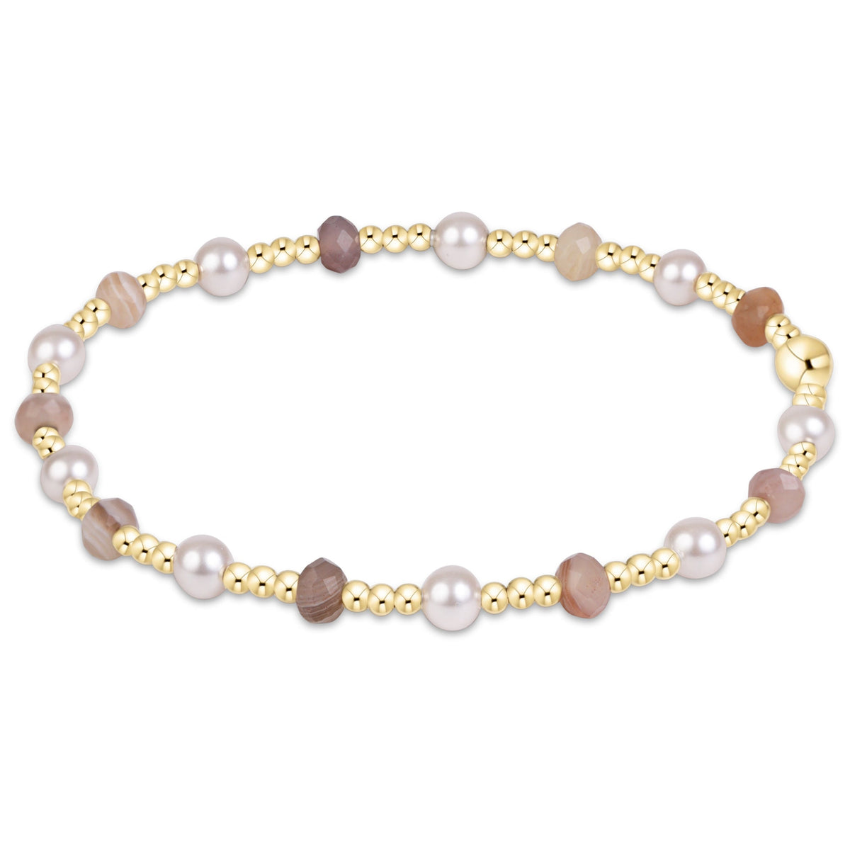 ENewton|Sincerity Gemstone & Pearl 4mm Bracelet