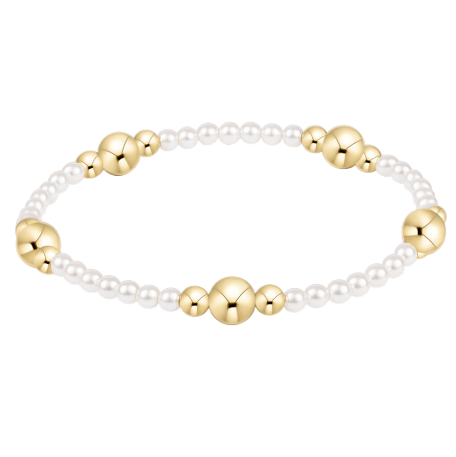 Enewton|Purpose Gold 6mm Pearl Bracelet