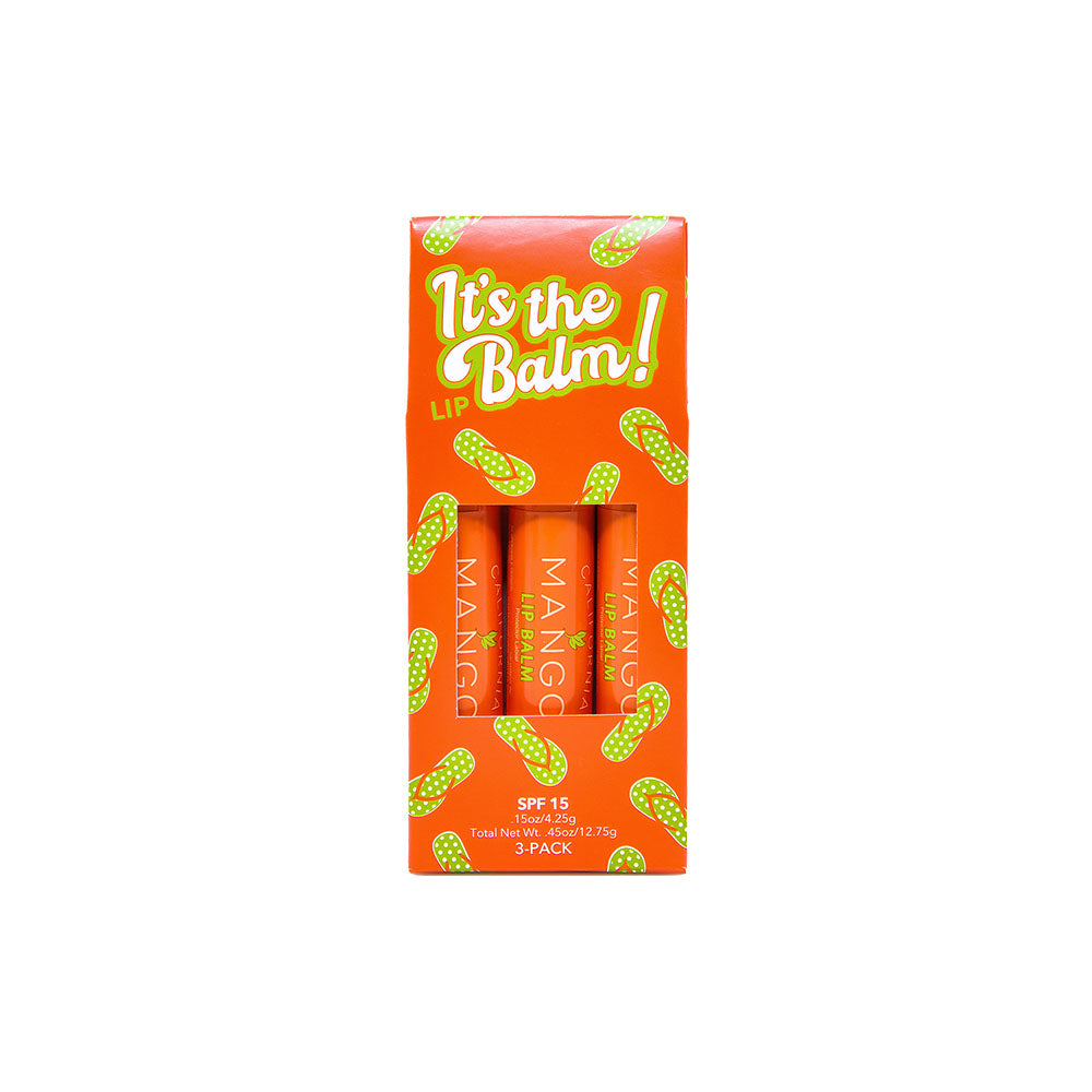 California Mango Lip Balm (3 Pack)