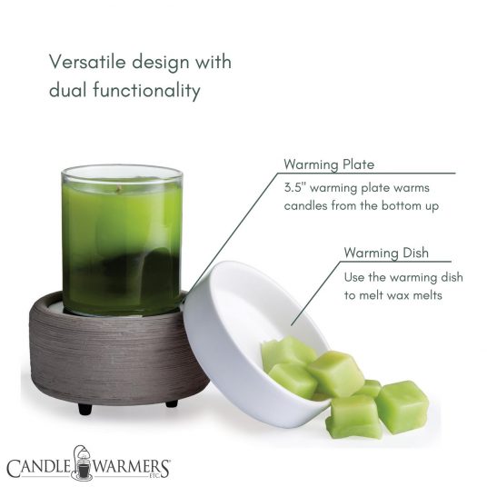 Grey Texture 2-In-1 Warmer
