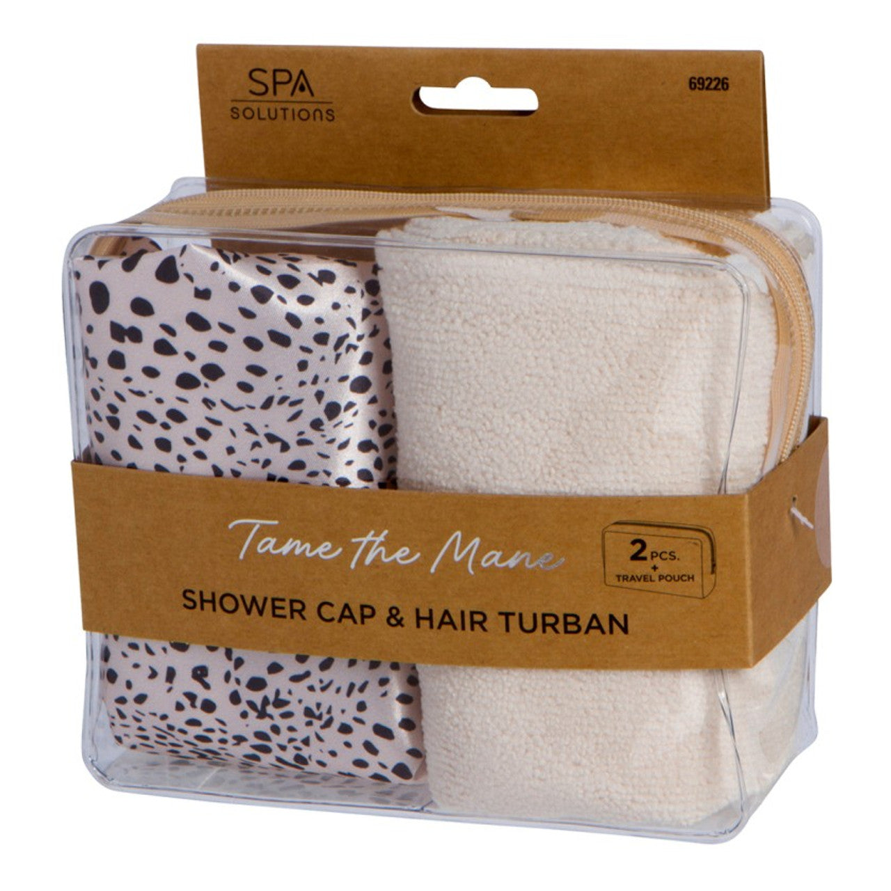 Shower Cap & Turban Set