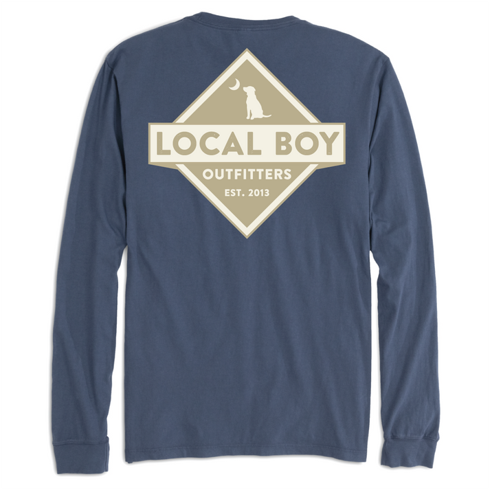 LB Diamond Blue LS Tee