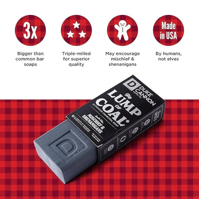 Duke Cannon|Lump of Coal Soap