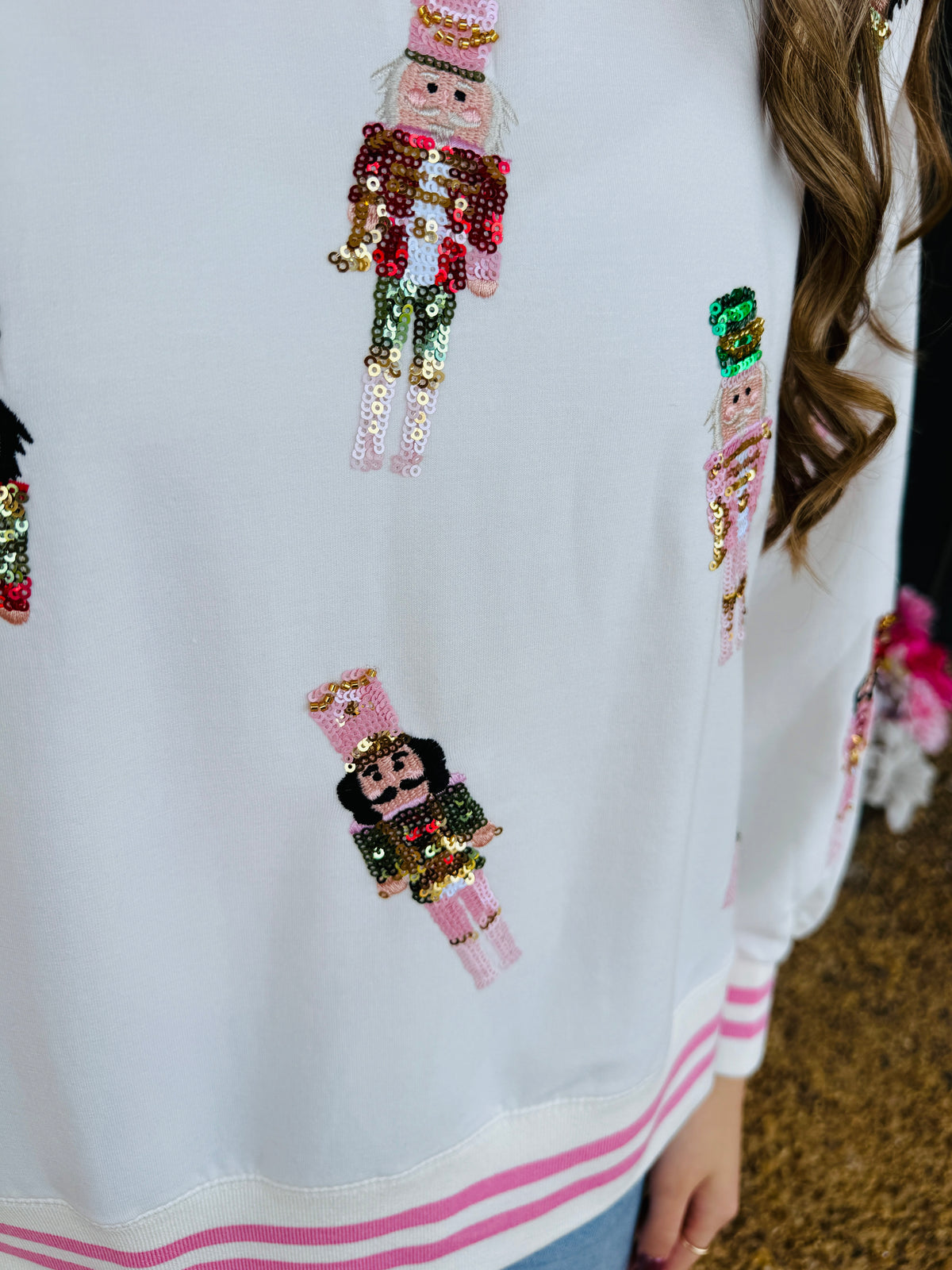 Sequin Nutcracker Sweatshirt