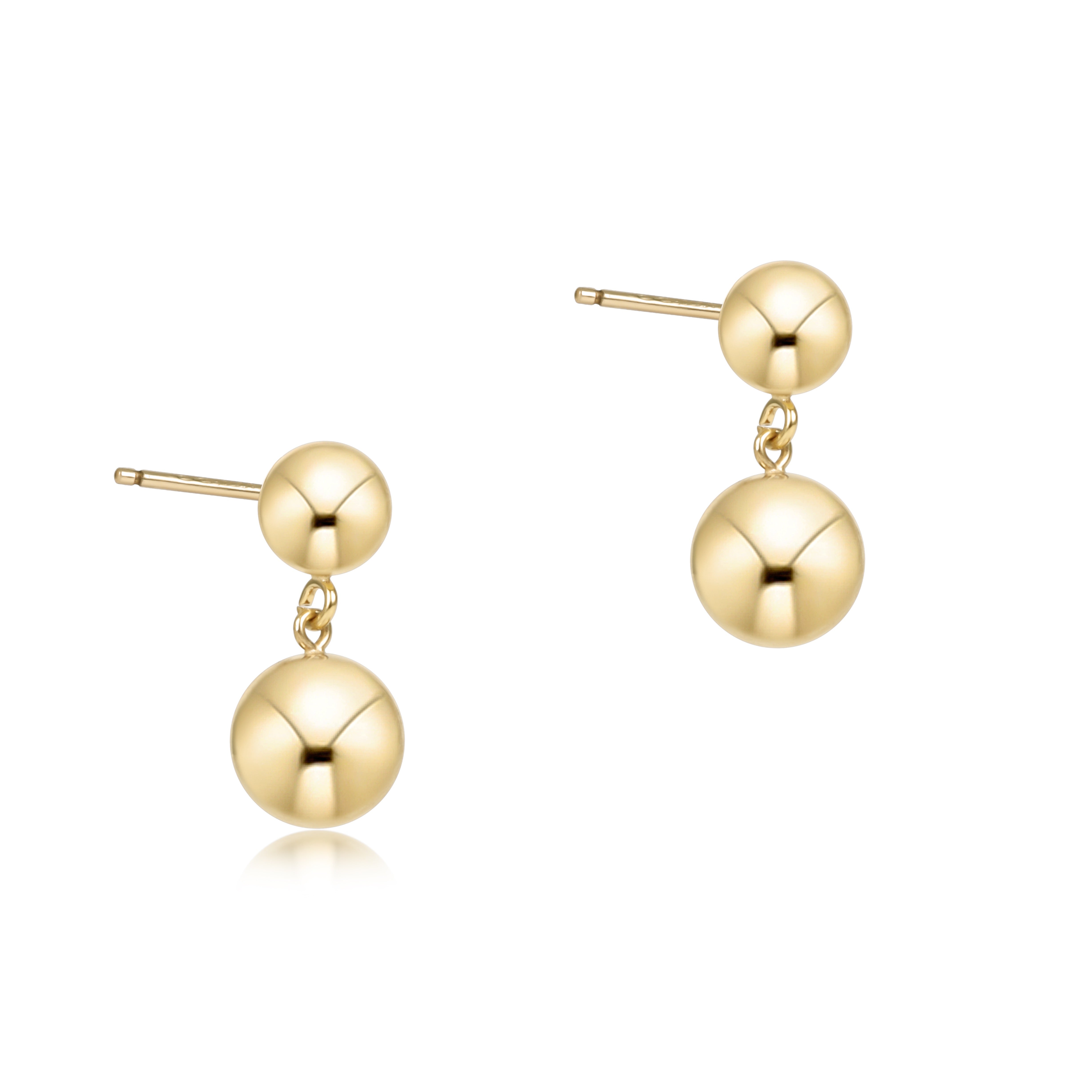 Enewton|8mm Gold Drop Earrings