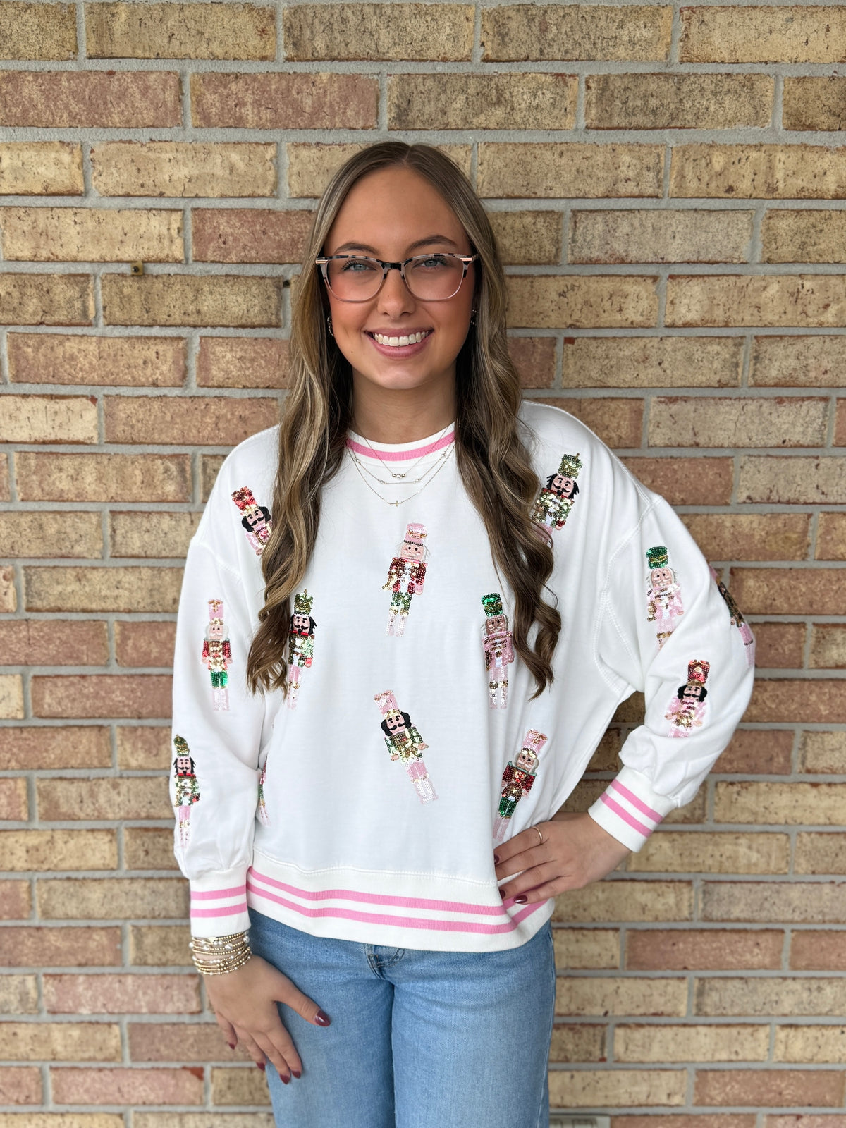 Sequin Nutcracker Sweatshirt