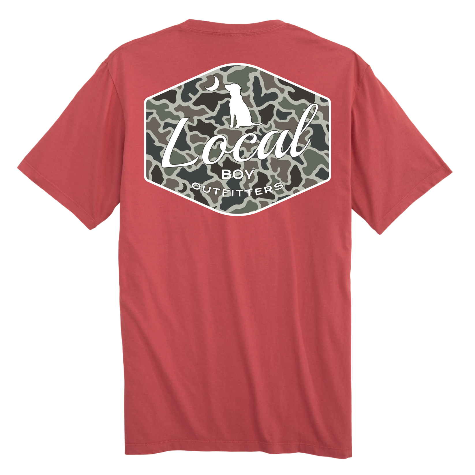 LB|Dog & Moon Camo Badge Tee