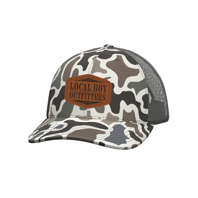 LB| Topo Leather Trucker Hat